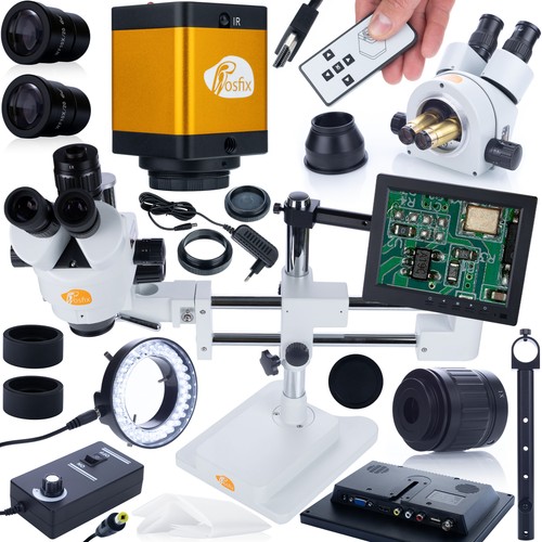 Trinocular microscope set - trinocular,