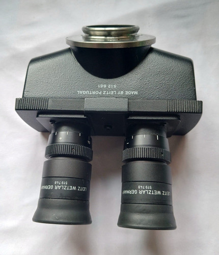 Leitz microscope binocular - microscope,